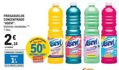 Oferta de Asevi - Fregasuelos Concentrado por 2,15€ en E.Leclerc