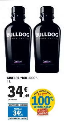 Oferta de Bulldog - Ginebra por 34,45€ en E.Leclerc