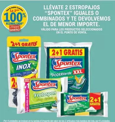 Oferta de Spontex - Llevate 2 Estropajos en E.Leclerc