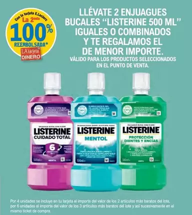 Oferta de Listerine - Enjuagues Bucales en E.Leclerc