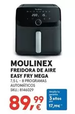 Oferta de Moulinex - Freidora De Aire Easy Fry Mega por 89,99€ en Worten