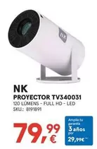 Oferta de Nk  - Proyector TV340031 por 79,99€ en Worten