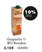 Oferta de Biosabor - Gazpacho por 3,15€ en NaturaSí