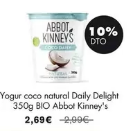 Oferta de Bio - Yogur Coco Natural Daily Delight por 2,69€ en NaturaSí