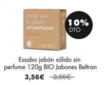 Oferta de Jabones Beltran - Essabo Jabon Sólido Sin Perfume por 3,56€ en NaturaSí