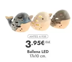 Oferta de Ballena Led por 3,95€ en Rocasa