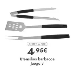 Oferta de Utensilios Barbacoa por 4,95€ en Rocasa