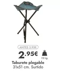 Oferta de Taburete Plegable por 2,95€ en Rocasa