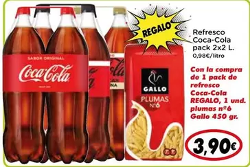 Oferta de Coca-Cola - Refresco por 3,9€ en Proxi
