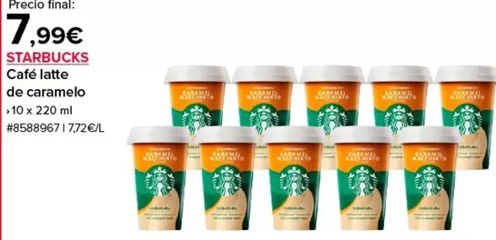 Oferta de Starbucks - Café Latte De Caramelo por 7,99€ en Costco