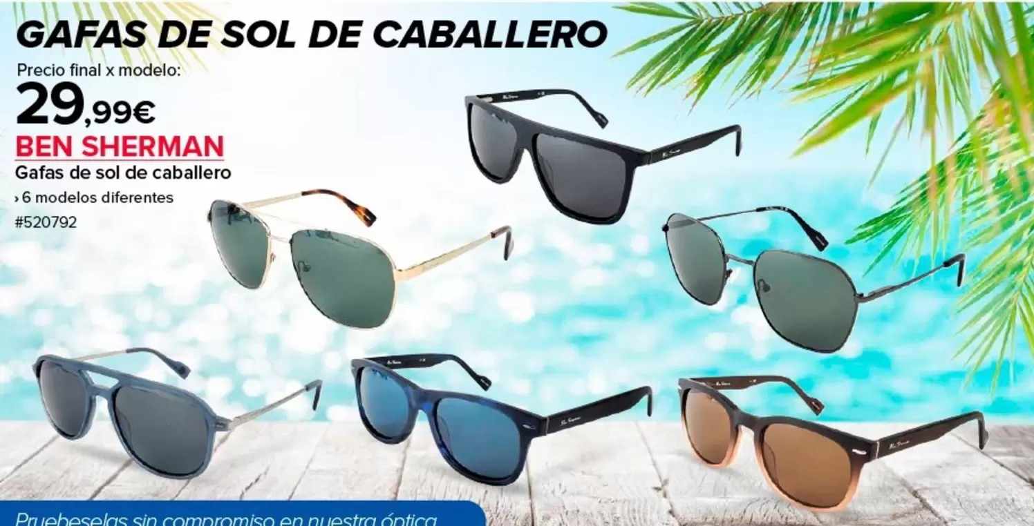 Oferta de Sol - Gafas De  De Caballero por 29,99€ en Costco