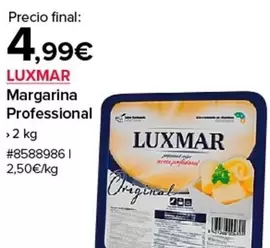 Oferta de Luxmar - Margarina Professional por 4,99€ en Costco