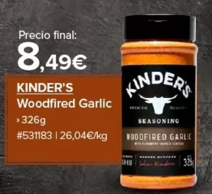 Oferta de Woodfired Garlic por 8,49€ en Costco