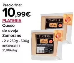 Oferta de Queso De Oveja Zamorano por 10,99€ en Costco