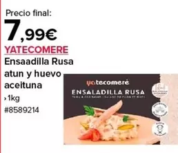 Oferta de Ensaadilla Rusa Atun Y Huevo Aceituna por 7,99€ en Costco