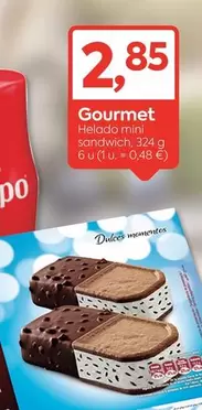 Oferta de Gourmet - Helado Mini Sandwich por 2,85€ en Suma Supermercados