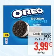 Oferta de Oreo - Xeado Sandwich por 3,99€ en Supermercados Aquí