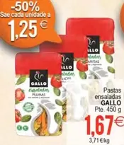 Oferta de Gallo - Pastas Ensaladas por 1,67€ en Supermercados Aquí
