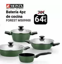 Oferta de Monix - Batería 4pz De Cocina por 64,9€ en Centro Hogar Sanchez