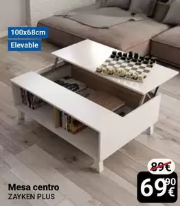 Oferta de Mesa Centro Zayken por 69,9€ en Centro Hogar Sanchez