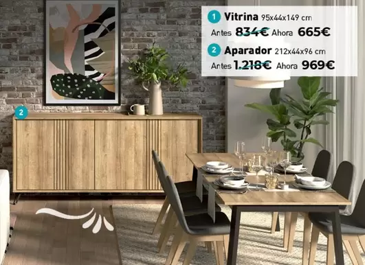 Oferta de Vitrina por 665€ en WOW Málaga, Style&Home by Mubak