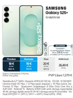 Oferta de Samsung - Galaxy S25+ en Movistar
