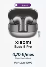 Oferta de Xiaomi - Buds 5 Pro por 199€ en Movistar