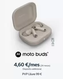 Oferta de Moto Buds por 99€ en Movistar