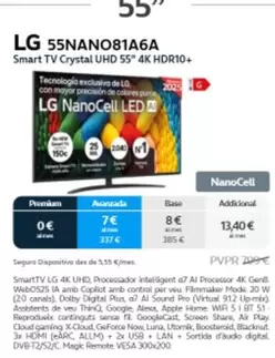 Oferta de LG - 55nano81a6a por 299€ en Movistar