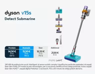 Oferta de Dyson - V15s Detect Submarine en Movistar