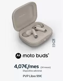 Oferta de Moto Buds por 99€ en Movistar