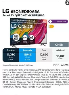 Oferta de LG - 65qned80a6a en Movistar