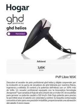 Oferta de Ghd - Helios  por 165€ en Movistar