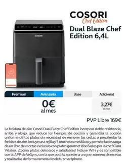 Oferta de Cosori - Dual Blaze Chef Edition en Movistar