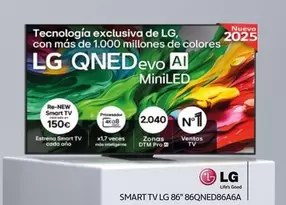 Oferta de LG - Smart Tv 86 86qned86a6a en Movistar