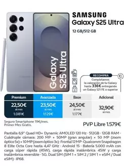 Oferta de Samsung - Galaxy S25 Ultra en Movistar