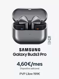 Oferta de Samsung - Galaxy Buds3 Pro por 199€ en Movistar