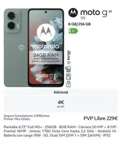 Oferta de Motorola - Moto G por 229€ en Movistar