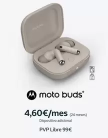 Oferta de Moto Buds por 99€ en Movistar