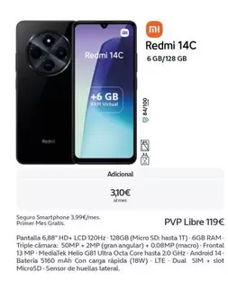 Oferta de Xiaomi - Redmi 14c en Movistar
