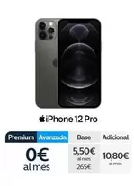 Oferta de Premium - Iphone 12 Pro por 10,8€ en Movistar