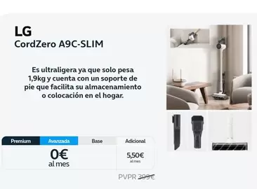 Oferta de LG - Cordzero A9C-Slim en Movistar