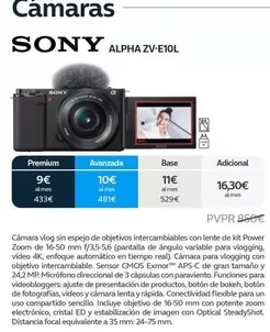 Oferta de Sony - Camaras por 11€ en Movistar