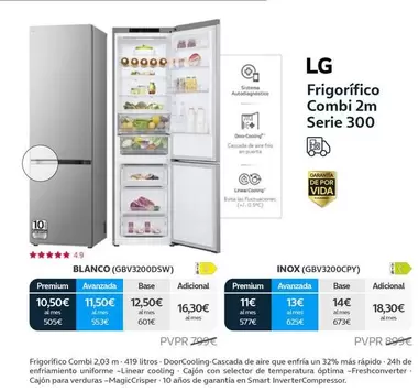Oferta de Aire - Frigorífico Combi 2m Serie 300 en Movistar
