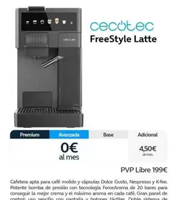 Oferta de Cecotec - Freestyle Latte en Movistar