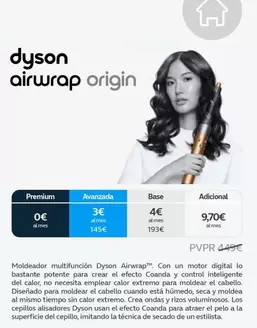 Oferta de Dyson -  Airwrap Origin por 9,7€ en Movistar