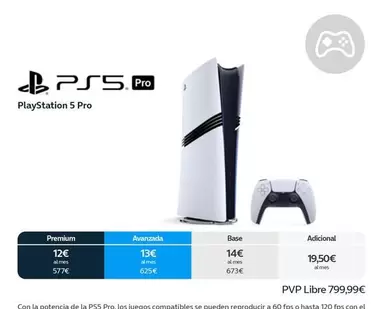 Oferta de PlayStation - Playstation 5 Pro en Movistar