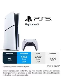 Oferta de PlayStation - Ps5 por 550€ en Movistar