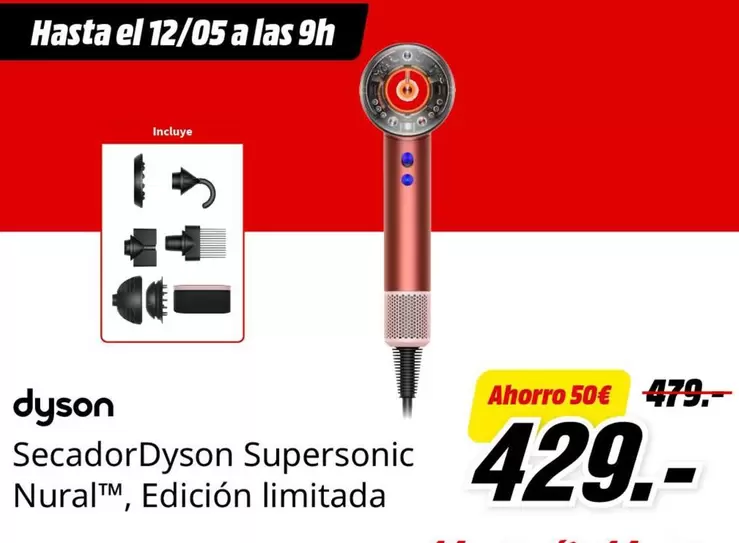 Oferta de Dyson - Secador Supersonic, Edicion Limitada por 429€ en MediaMarkt