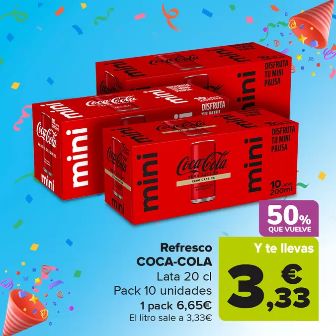 Oferta de 50% que vuelve en más de 1.000 productos en Carrefour